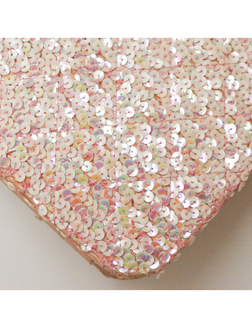 Sac à main CHANEL sequins rose