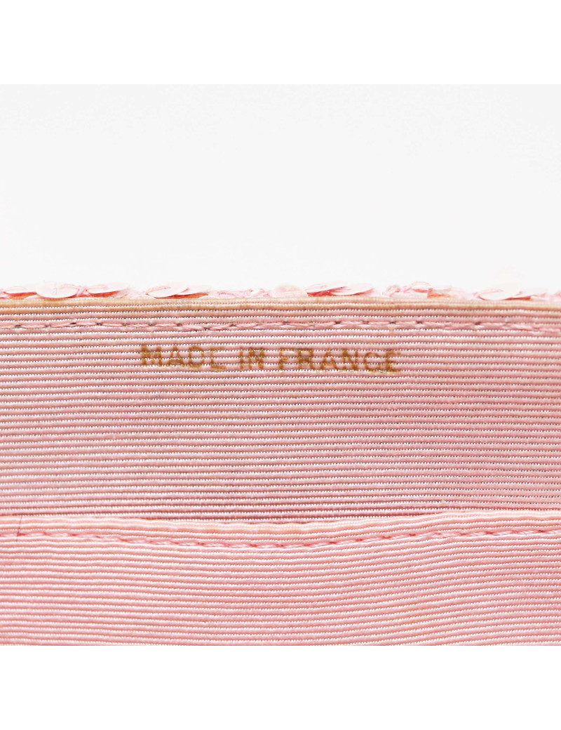 Sac à main CHANEL sequins rose