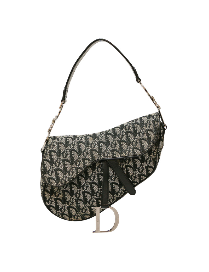 Saddle DIOR toile oblique Vintage