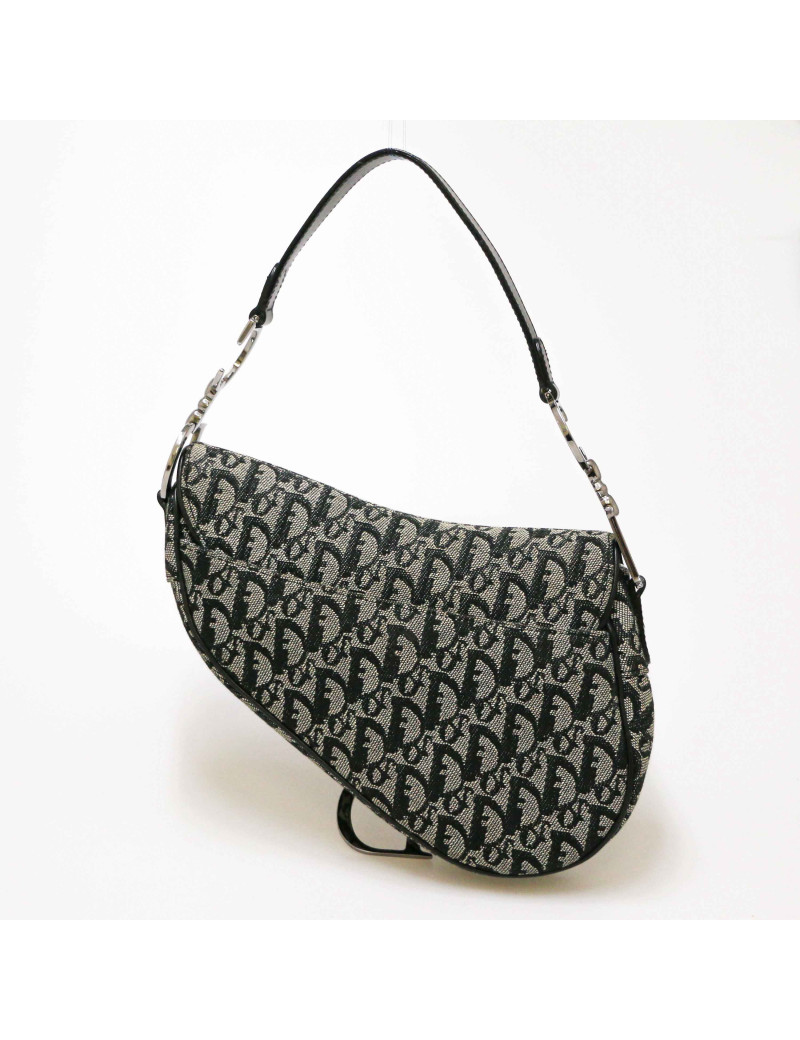 Saddle DIOR toile oblique Vintage