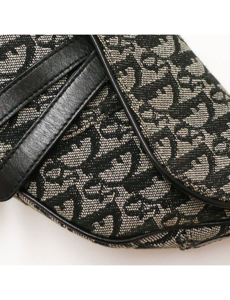 Saddle DIOR toile oblique Vintage