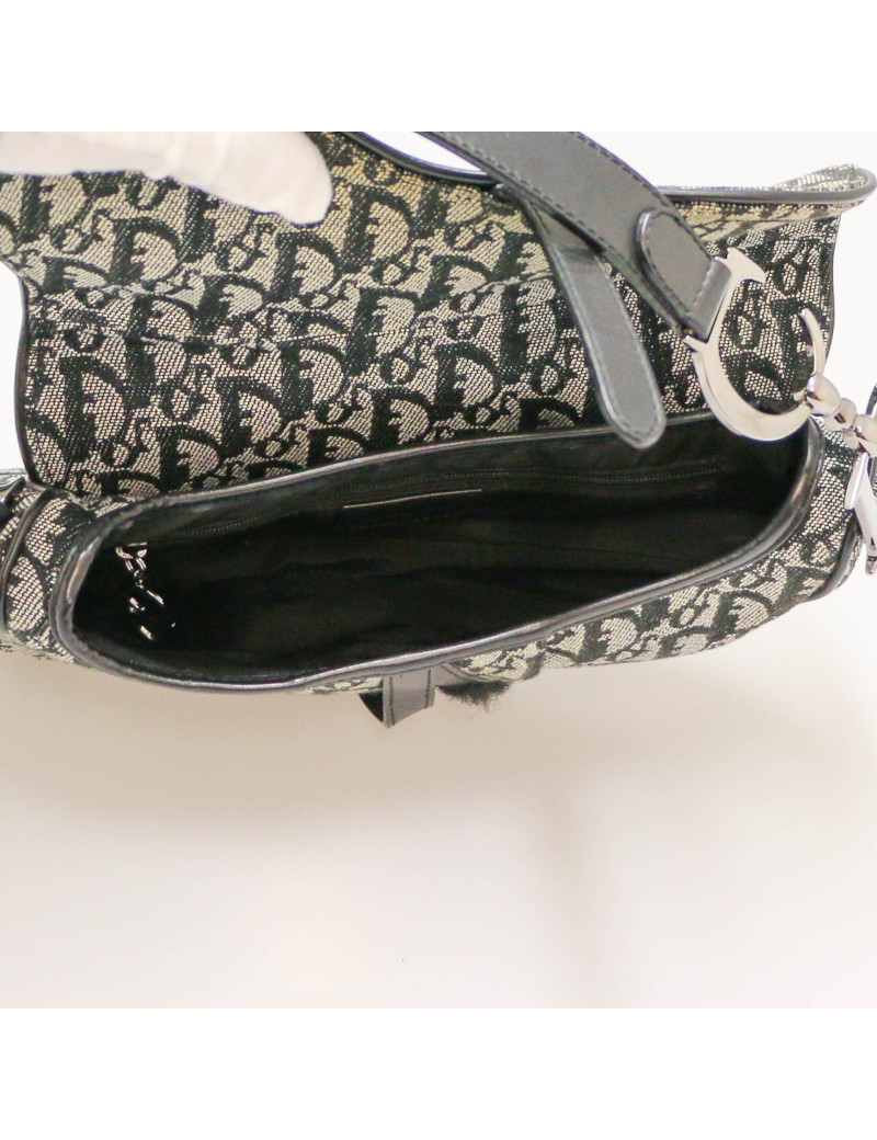 Saddle DIOR toile oblique Vintage