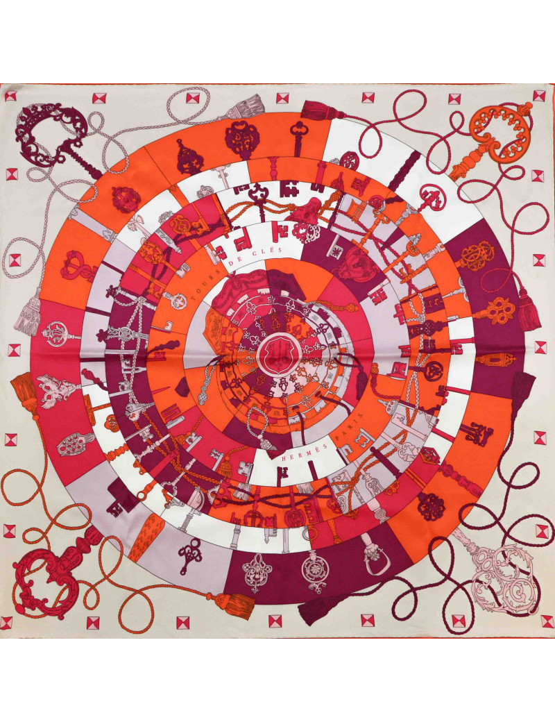 Foulard HERMES Tours de Cles