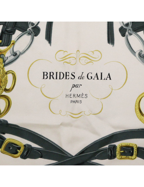 HERMES Brides de gala silk square scarf