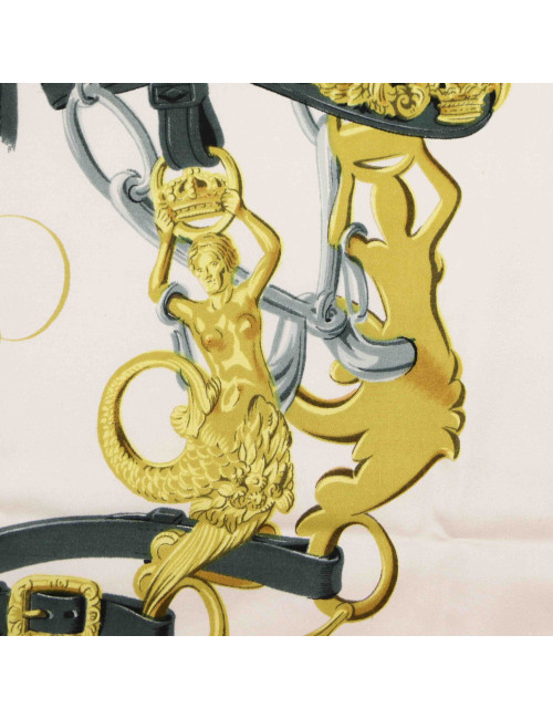 HERMES Brides de gala silk square scarf