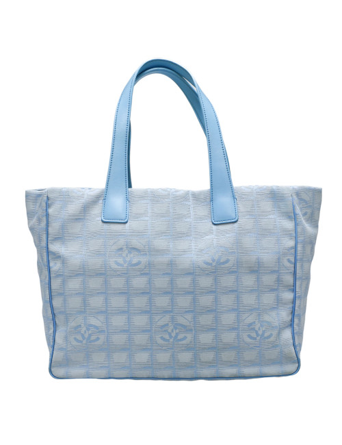 Cabas CHANEL toile bleu