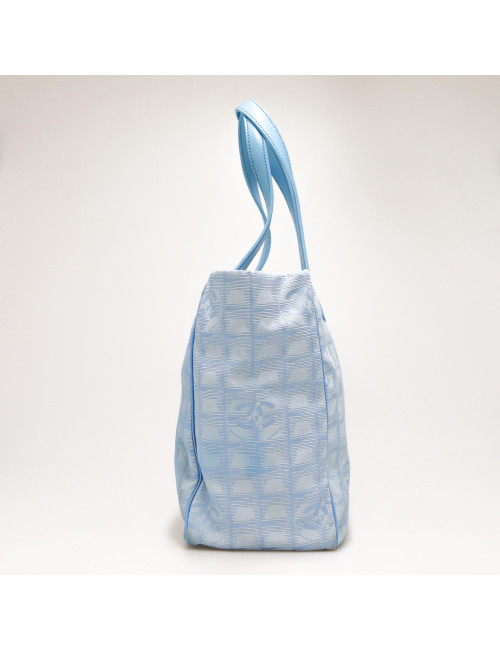 Cabas CHANEL toile bleu