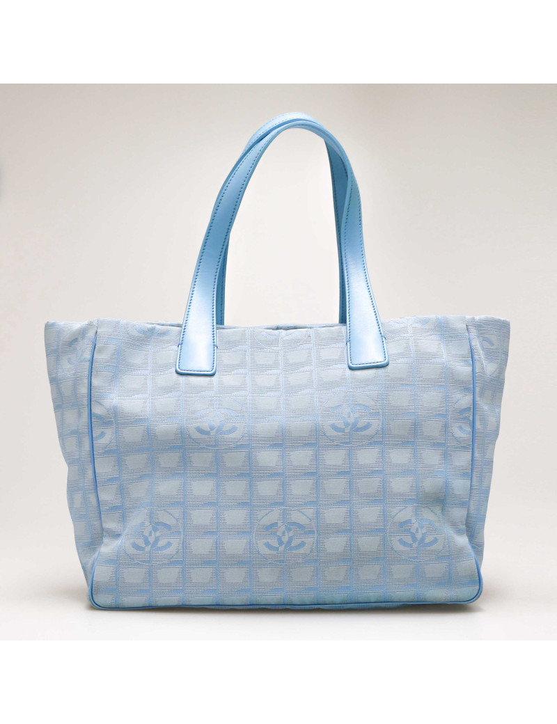 Cabas CHANEL toile bleu