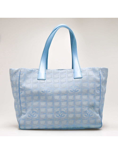 Cabas CHANEL toile bleu