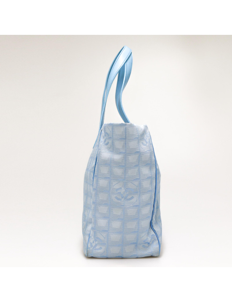 Cabas CHANEL toile bleu