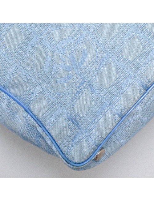 Cabas CHANEL toile bleu