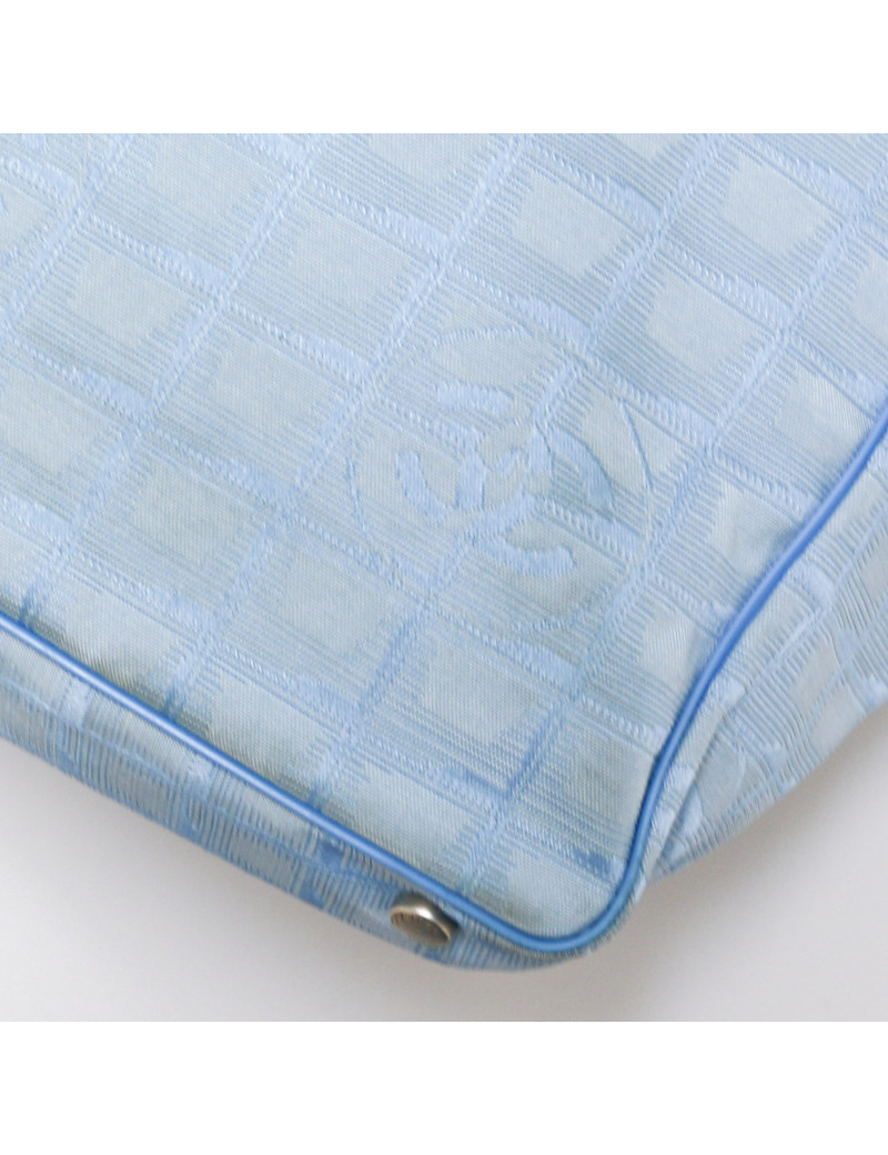 Cabas CHANEL toile bleu