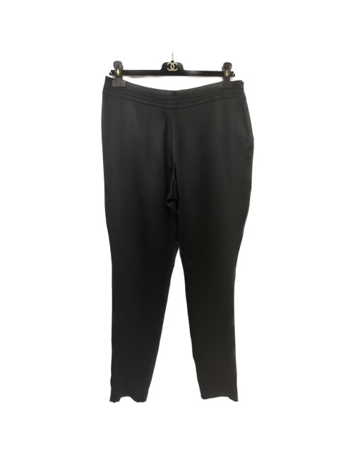Pantalon T40 CHANEL soie noire