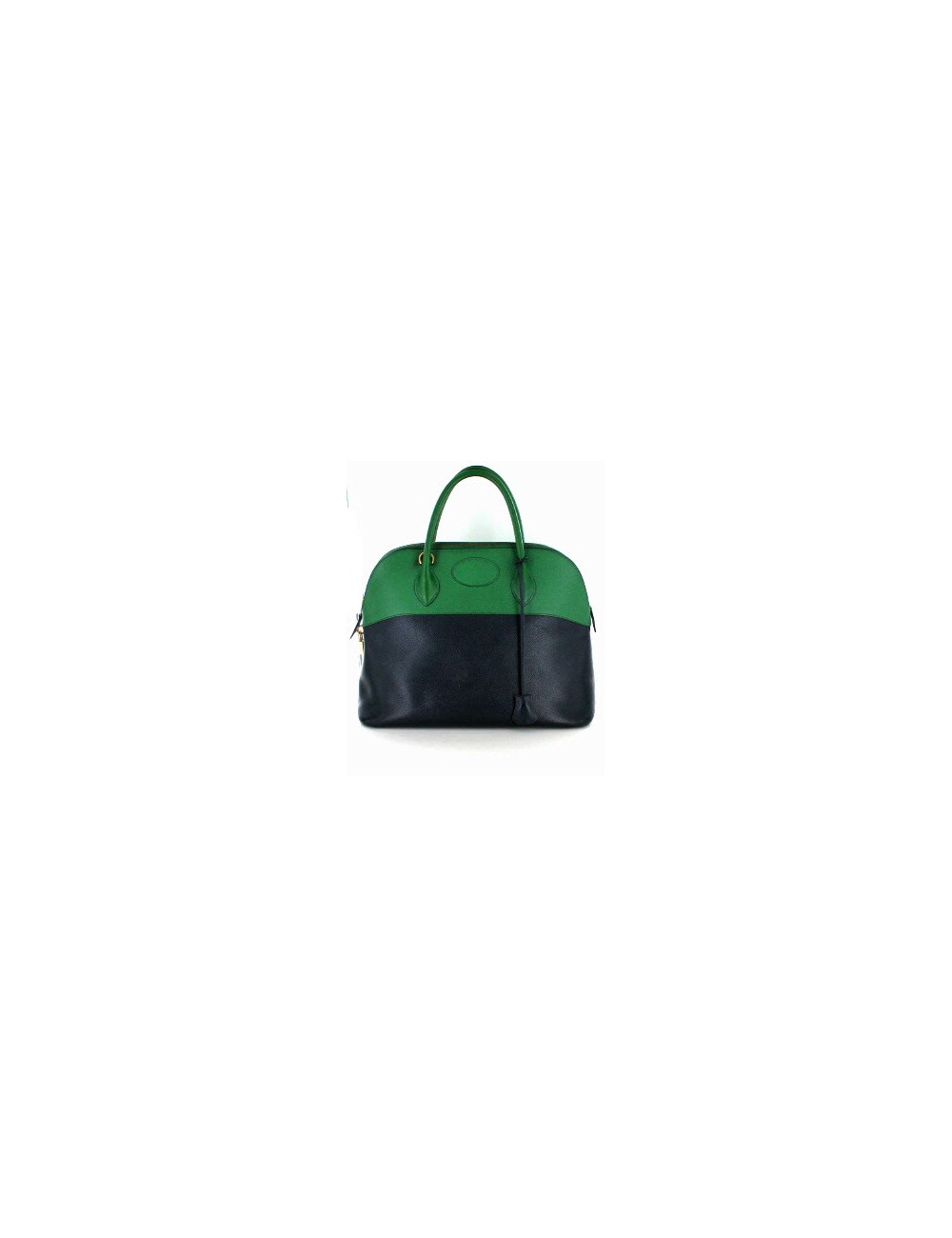 Bolide HERMES bicolore bleu & vert GM