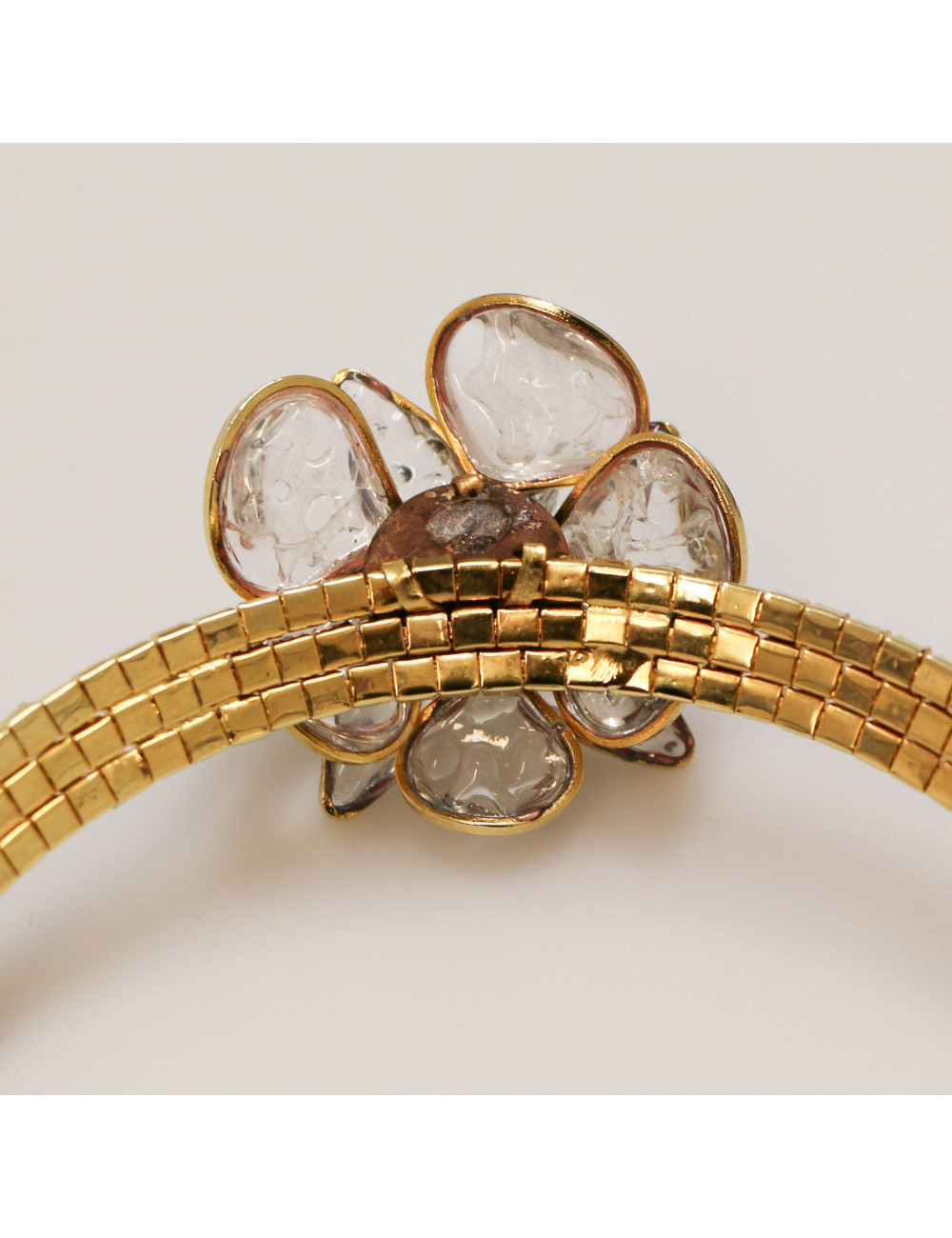 Choker MARGUERITE DE VALOIS pâte de verre