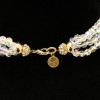 CHANEL Vintage necklace stones fantasies 4 rows