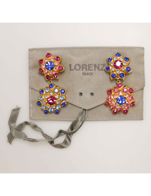 Clips LORENZ Paris pendants Vintage