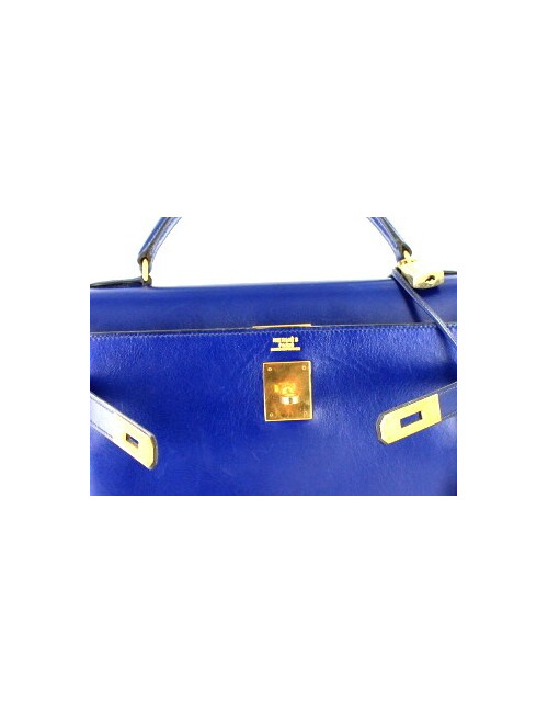 kelly HERMES k32 box bleu