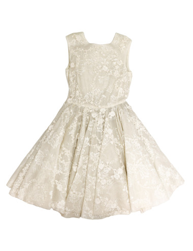 Robe GIAMBATTISTA VALLI haute couture dentelle blanche