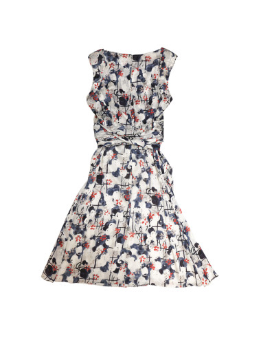 Robe CHANEL T 52 soie  2