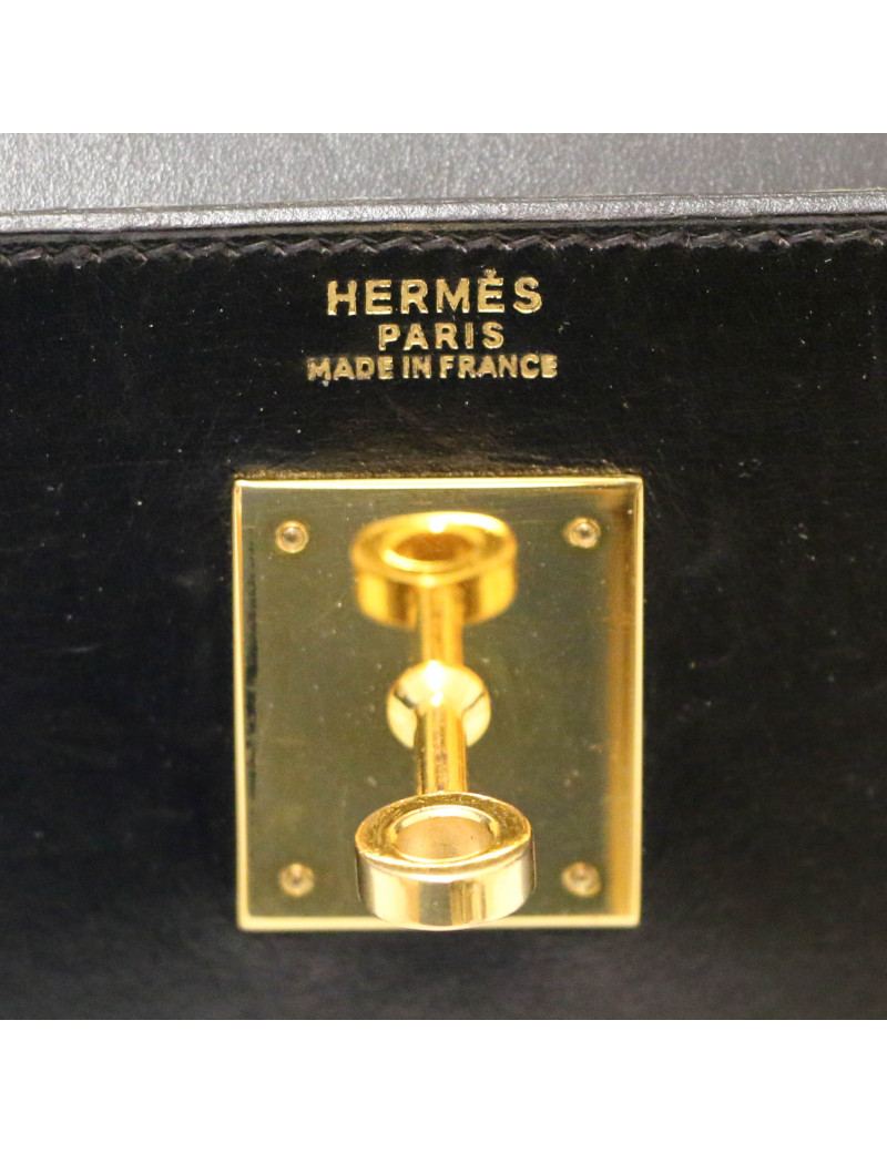 Sac HERMES Kelly 32 box vintage