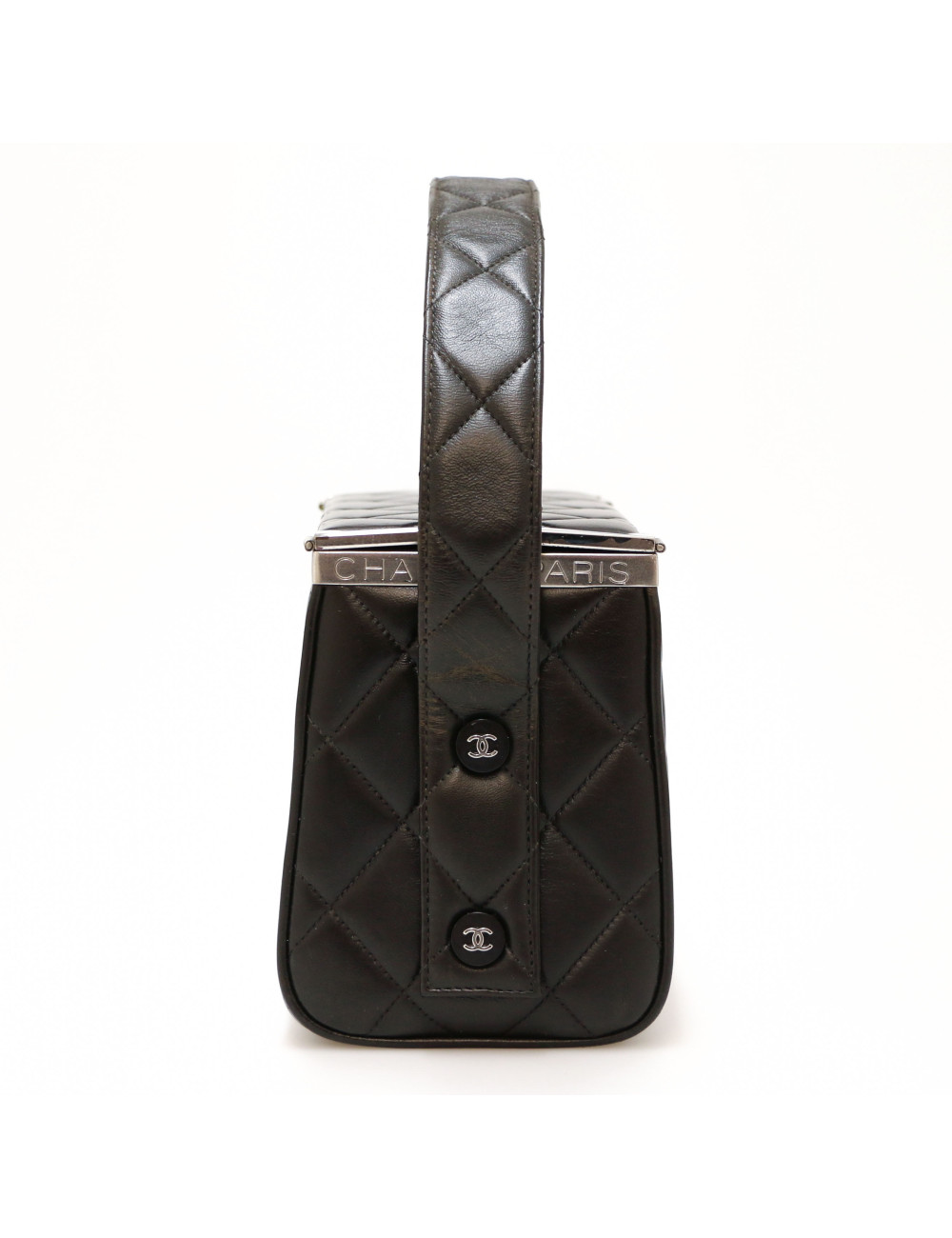 CHANEL vintage black vanity bag