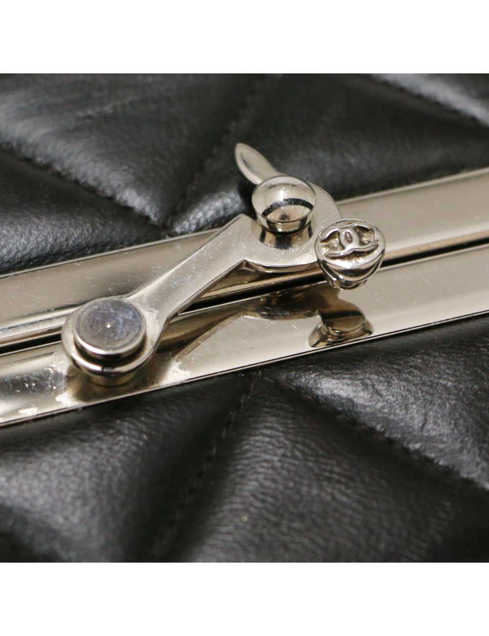 CHANEL vintage black vanity bag