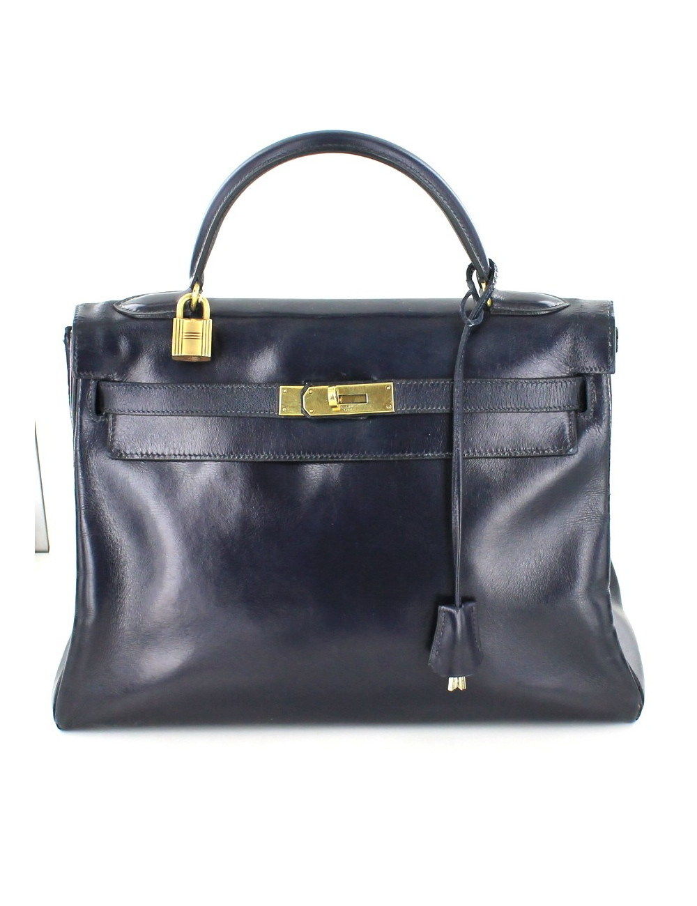 kelly bleu marine HERMES vintage k32