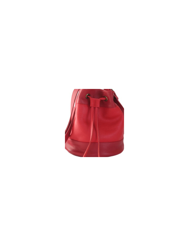 Sac seau rouge