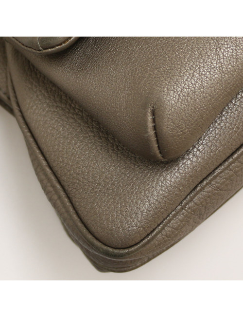 CHANEL pearl grey handbag