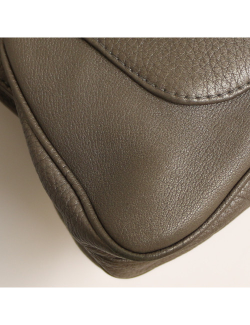 CHANEL pearl grey handbag