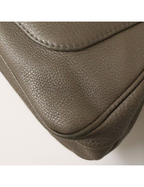 CHANEL pearl grey handbag