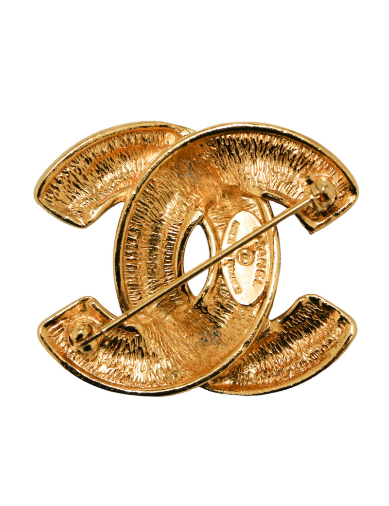 Broche vintage CHANEL CC