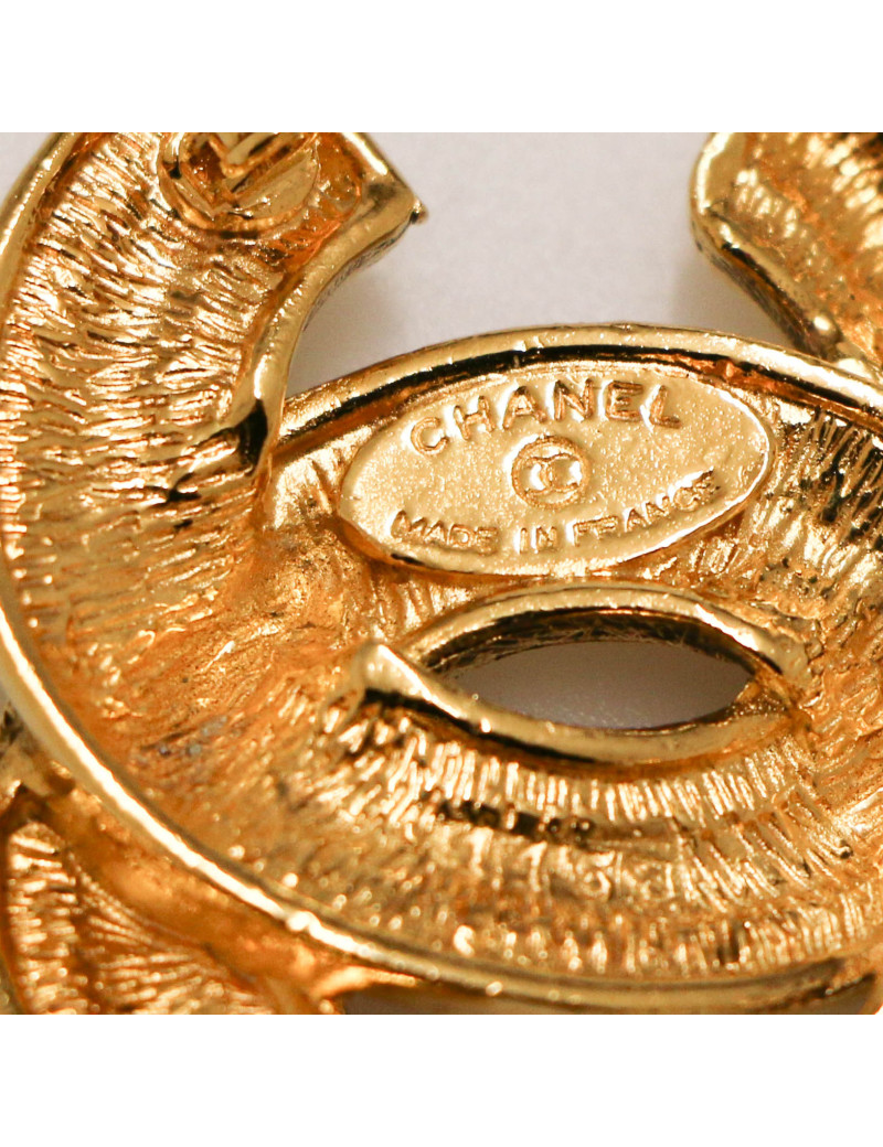 Broche vintage CHANEL CC