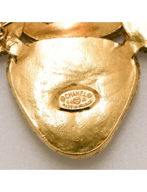 CHANEL Flower Brooch Molten Glass