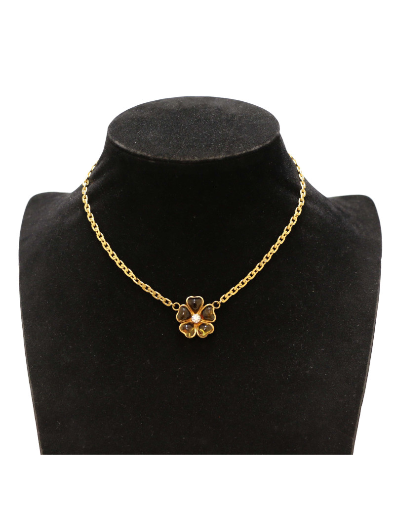 Collier MARGUERITE de VALOIS Fleurette topaze