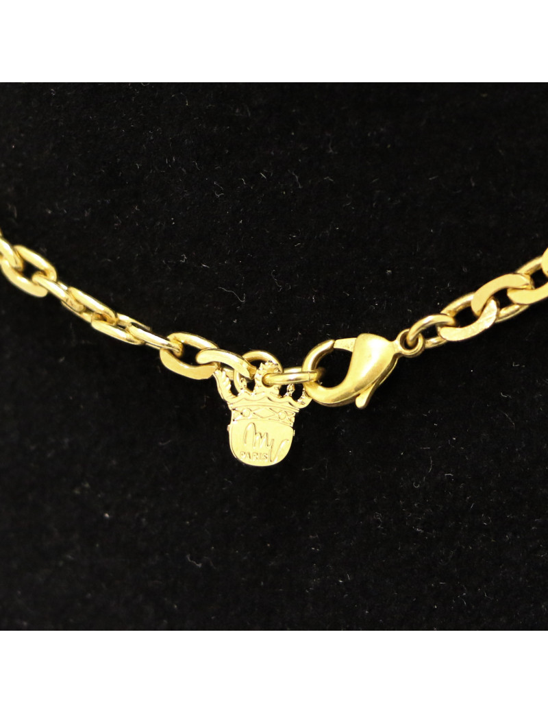 Collier MARGUERITE de VALOIS Fleurette topaze