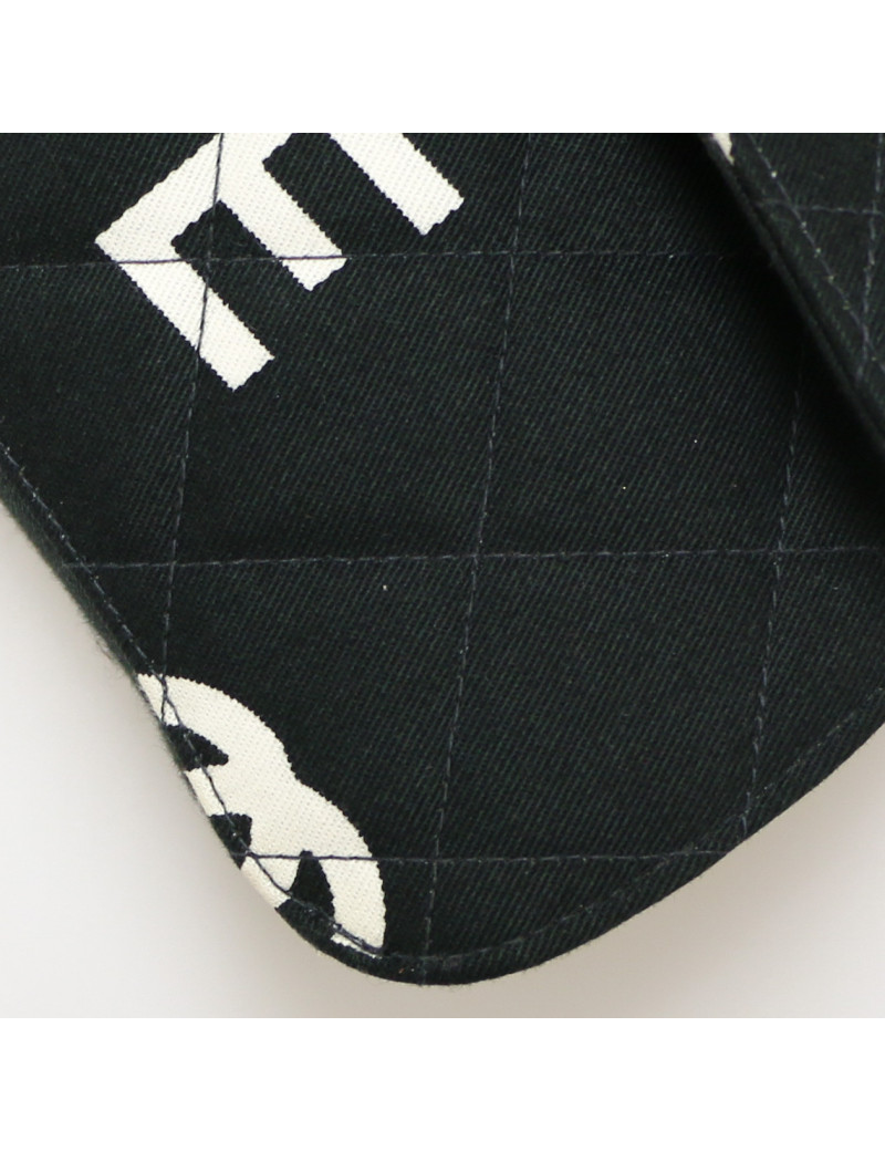 Sac en toile CHANEL noir