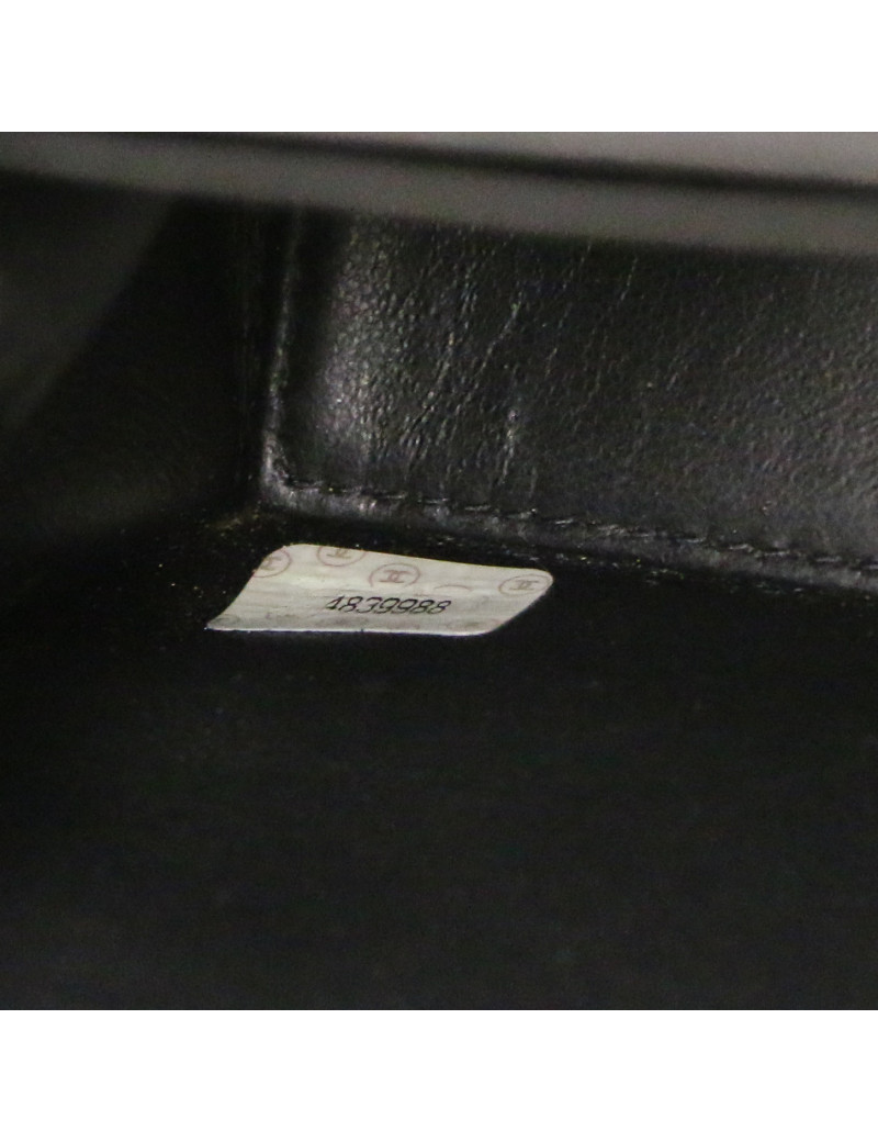 Sac en toile CHANEL noir