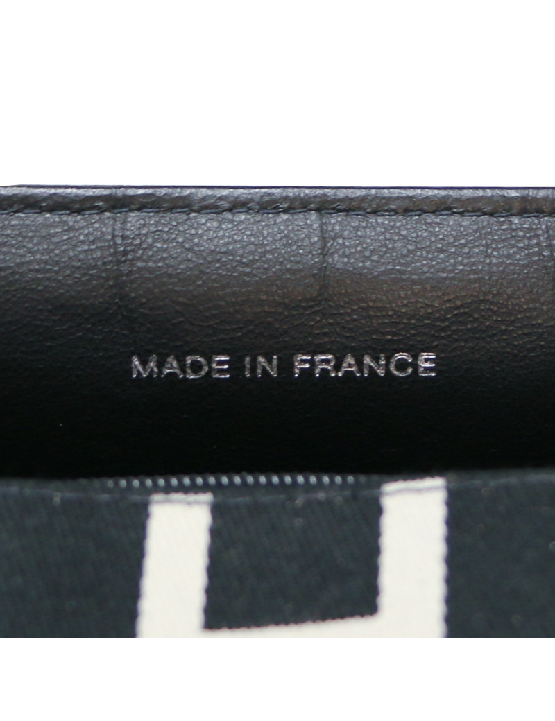 Sac en toile CHANEL noir