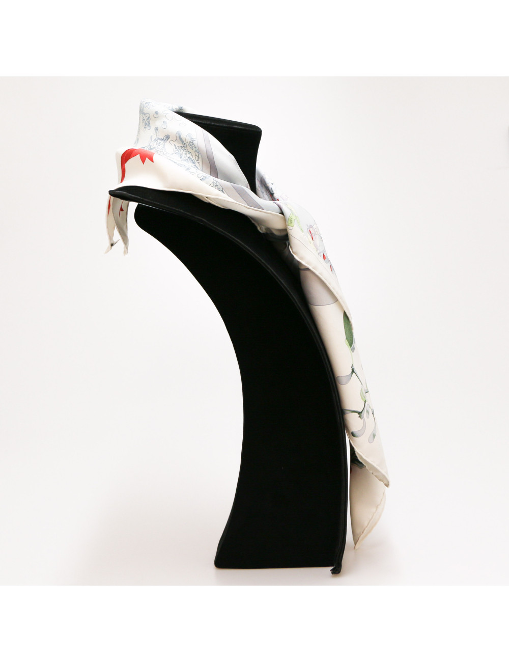 Carré HERMES Neige d'Antan blanc