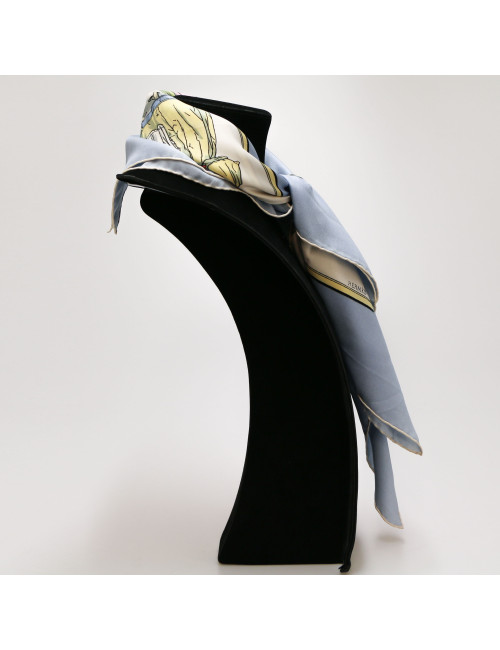HERMES Costumes de Dames silk square scarf