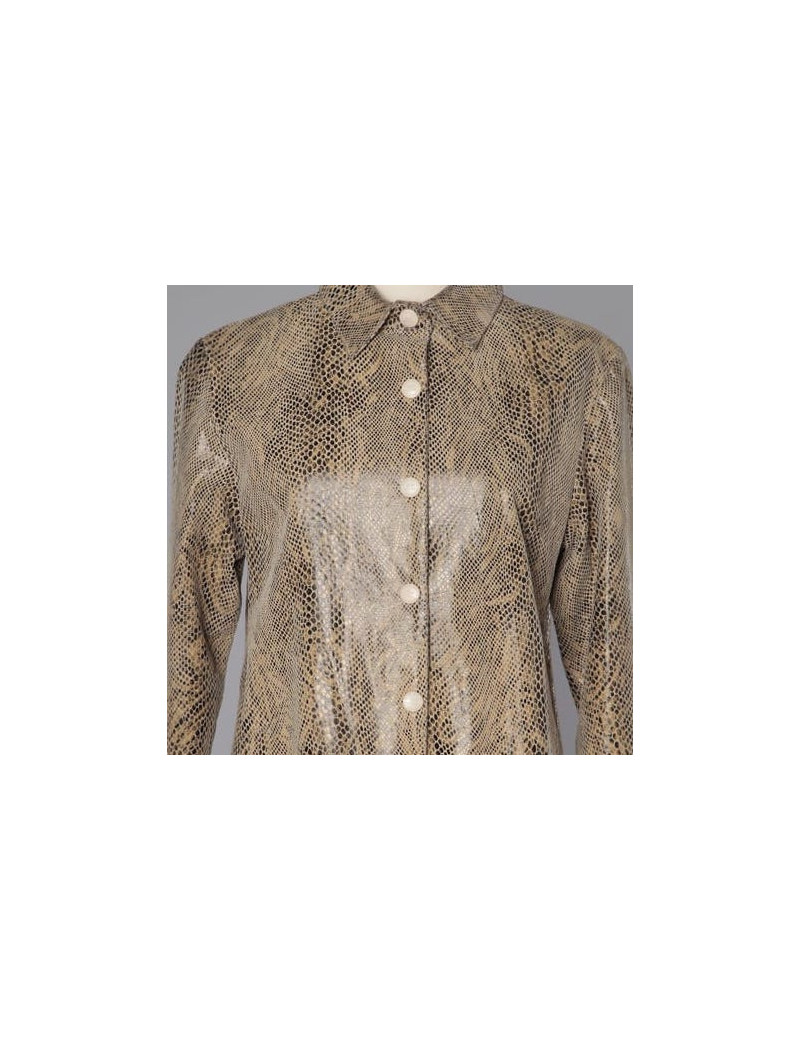 Veste cuir verni NINA RICCI