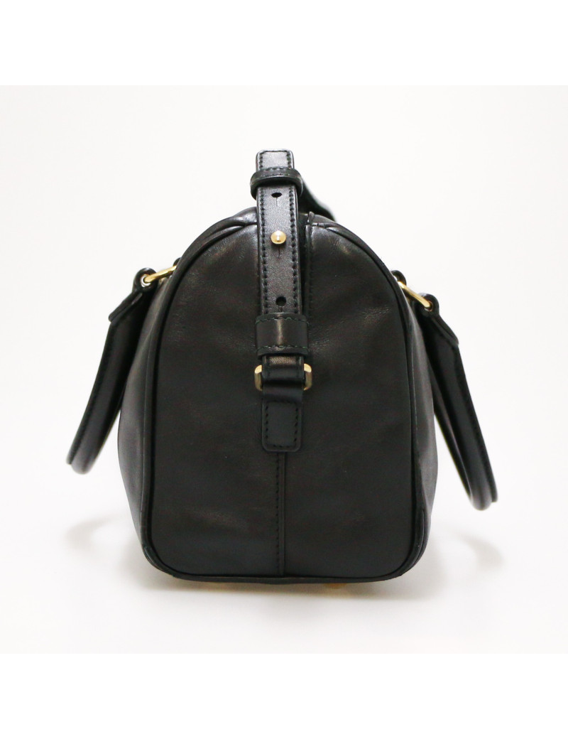 Sac Duffle SAINT LAURENT cuir noir