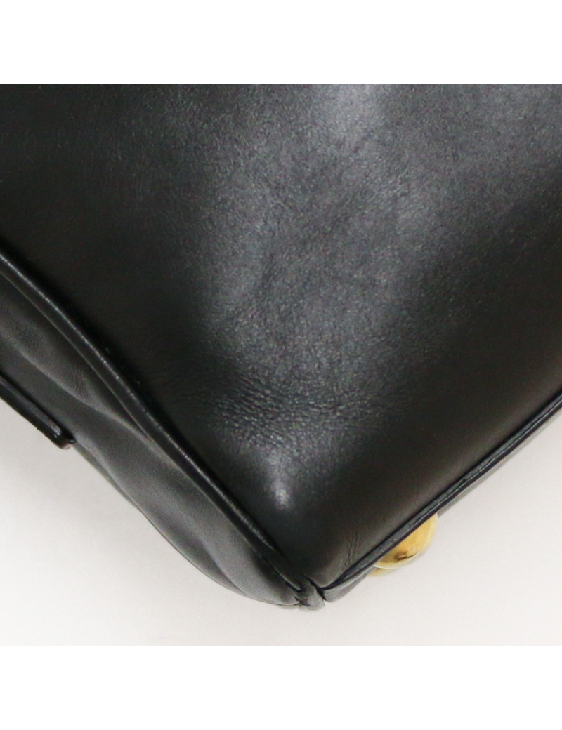 Sac Duffle SAINT LAURENT cuir noir