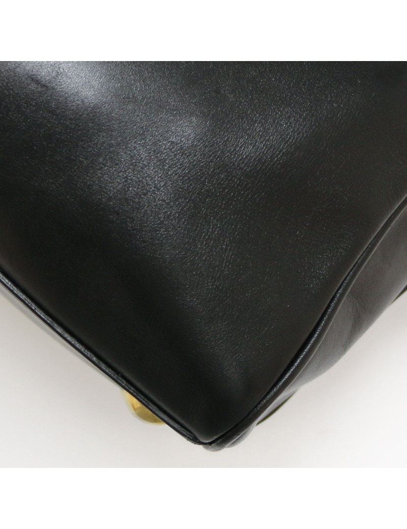 Sac Duffle SAINT LAURENT cuir noir