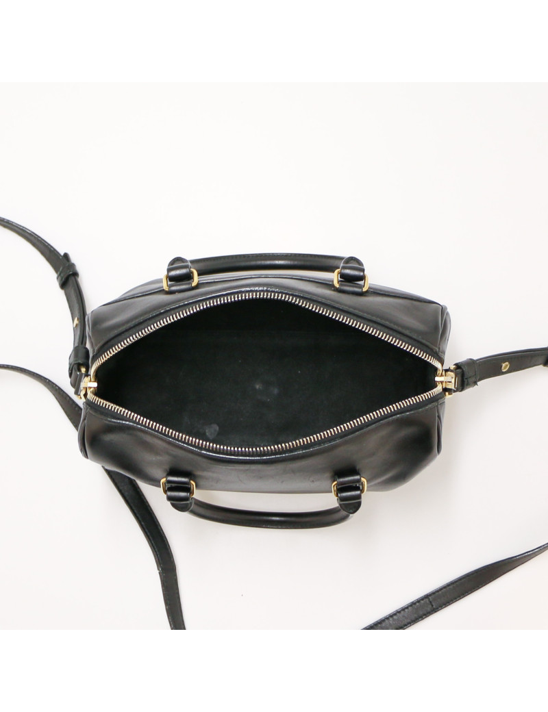 Sac Duffle SAINT LAURENT cuir noir