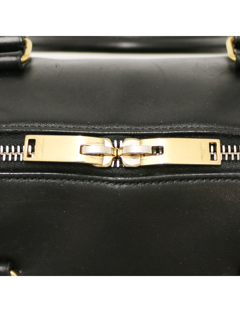 Sac Duffle SAINT LAURENT cuir noir