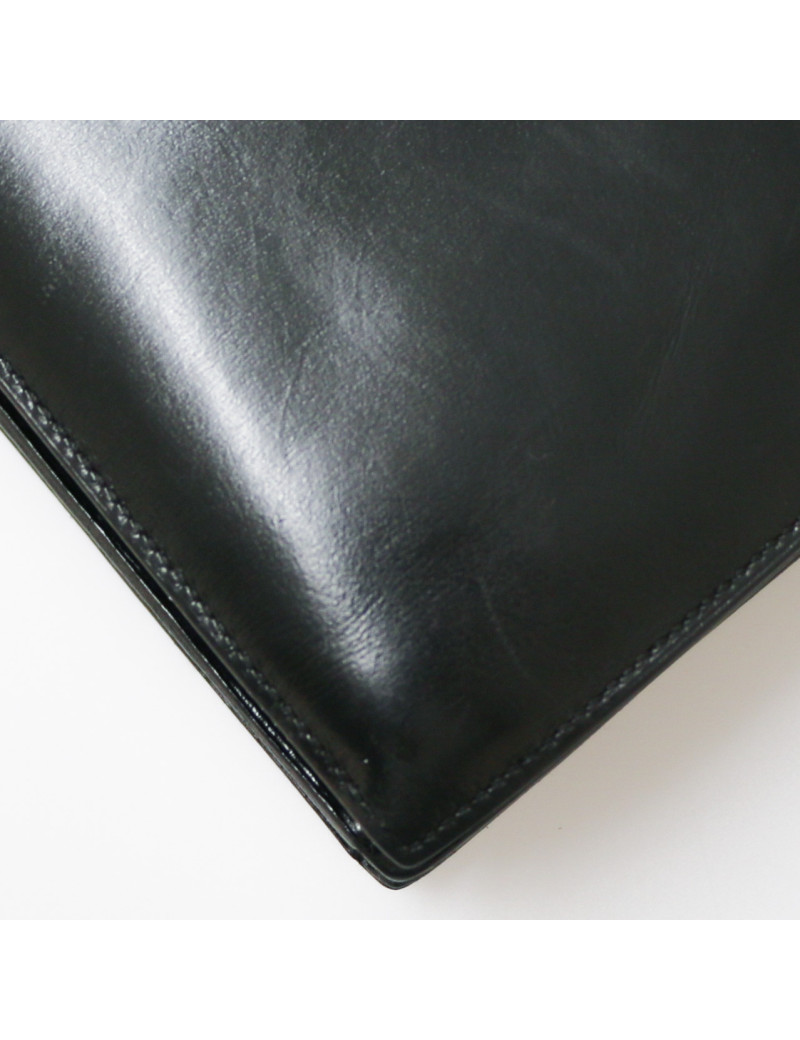 Sac vintage HErmes Cordelière box noir