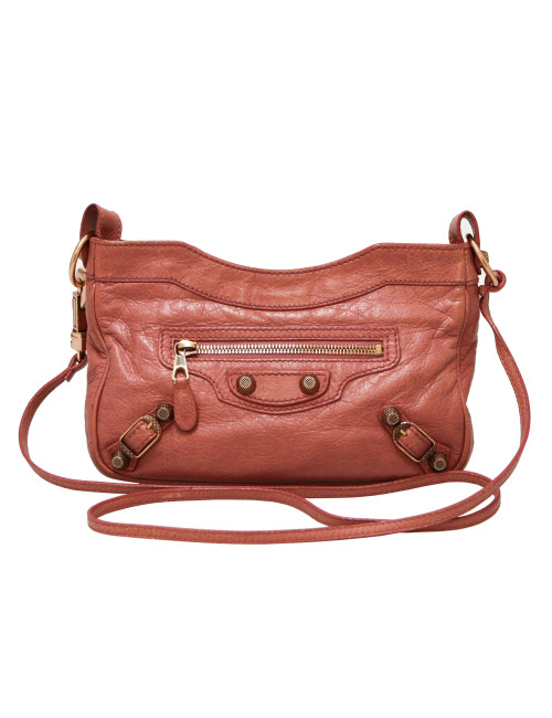 Sac Hip BALENCIAGA cuir rose